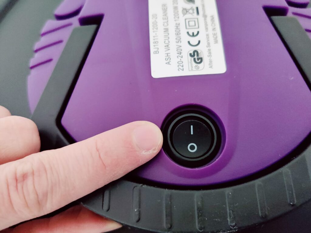 VANPORE BJ1811 Aschesauger Ein- und Ausschalter