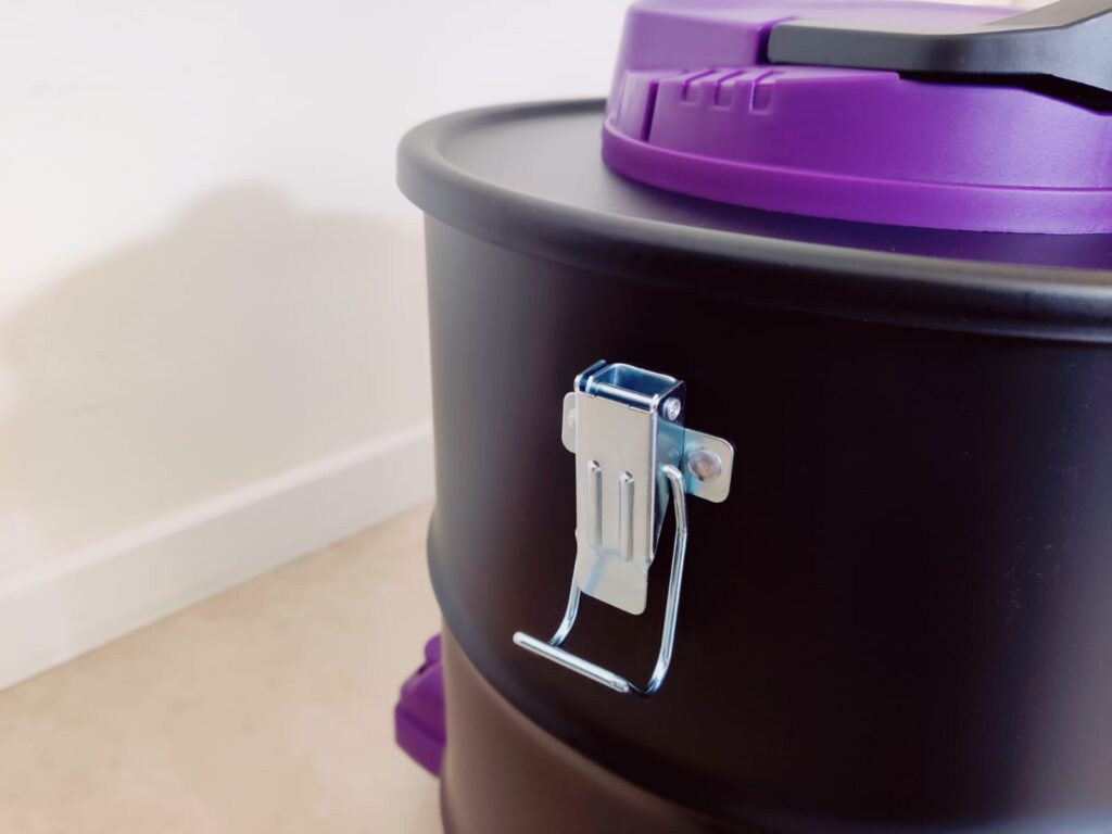 VANPORE BJ1811 Aschesauger Behälterklemme offen