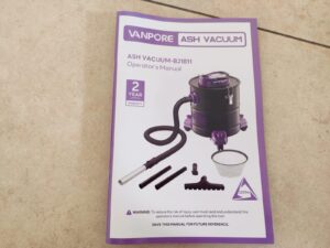 VANPORE BJ1811 Aschesauger Bedienungsanleitung
