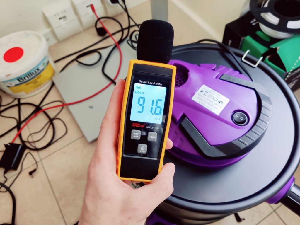 VANPORE BJ1811 Aschesauger Lautstärke im Betrieb