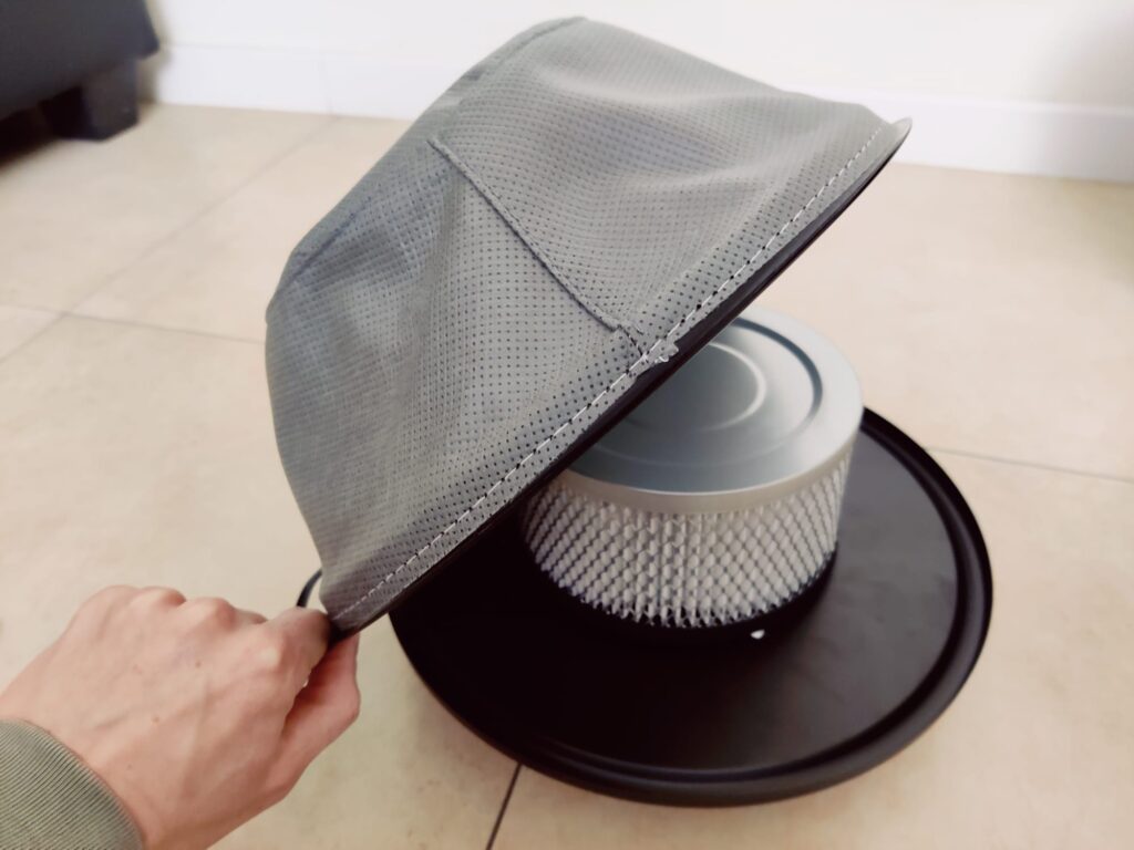 Cecotec Conga Ash 4000 Home Aschesauger Vorfilter über Faltenfilter