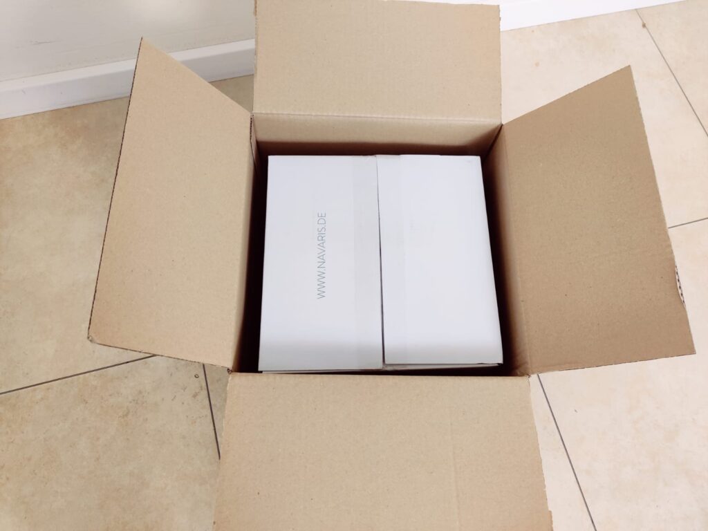 Navaris Aschesauger Umverpackung offen