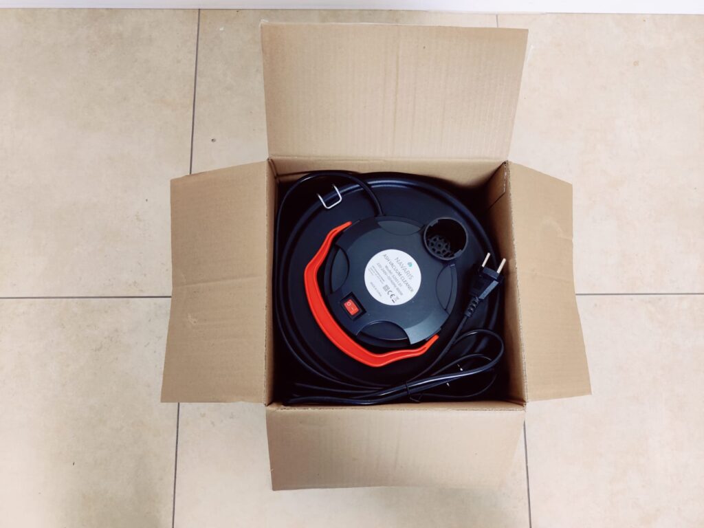 Navaris Aschesauger Verpackung offen