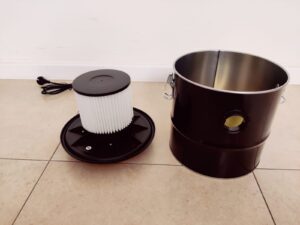 Navaris Aschesauger mit Deckel