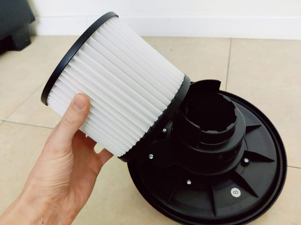 Navaris Aschesauger HEPA-Filter Montage