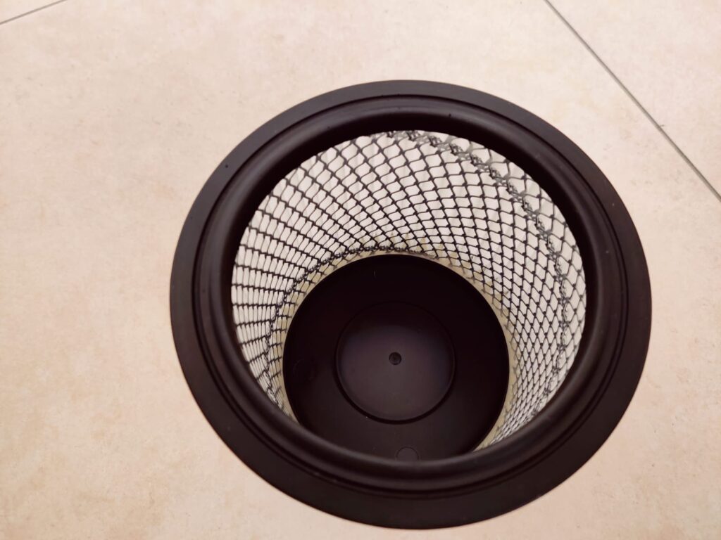 Navaris Aschesauger HEPA-Filter von innen