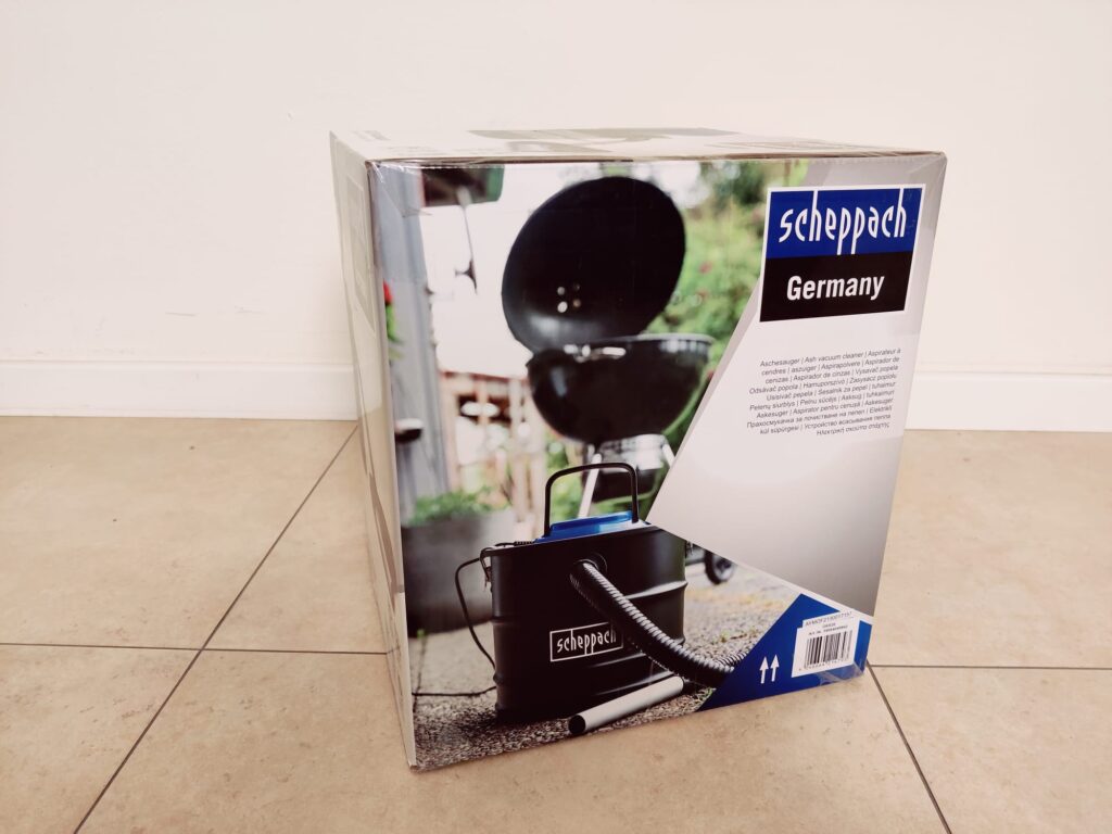 Scheppach GKS20 Aschesauger Verpackung seitlich