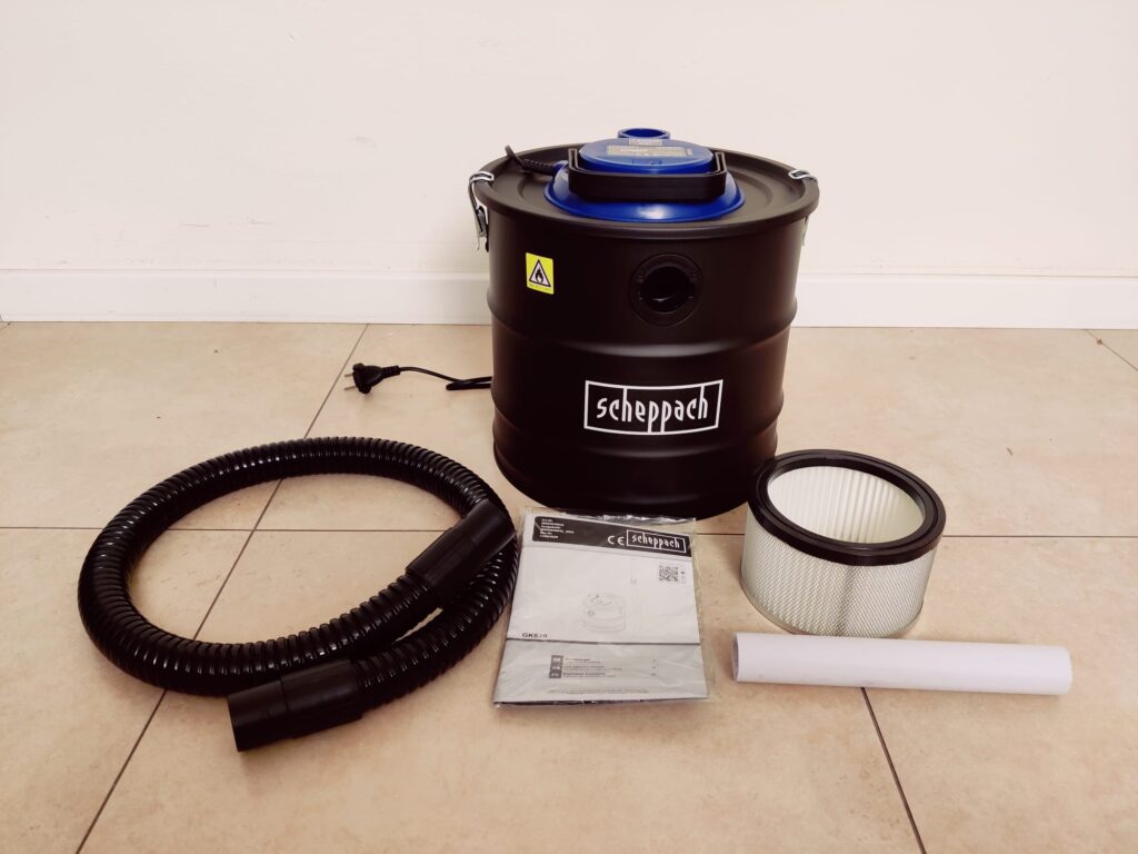 Scheppach GKS20 Aschesauger Übersicht