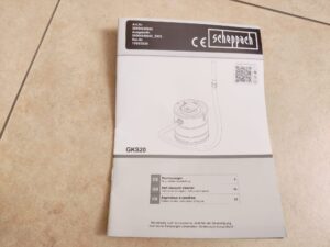 Scheppach GKS20 Aschesauger Bedienungsanleitung