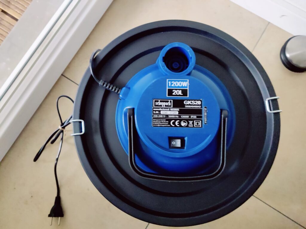 Scheppach GKS20 Aschesauger von oben