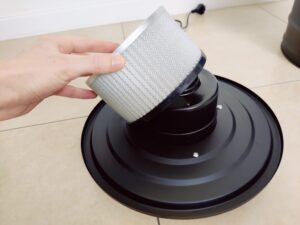 Scheppach GKS20 Aschesauger HEPA-Filter Montage