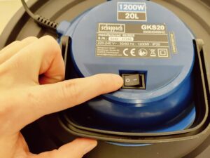 Scheppach GKS20 Aschesauger Ein- und Ausschalter