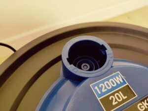 Scheppach GKS20 Aschesauger Schlauchanschluss oben