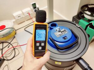 Scheppach GKS20 Aschesauger Lautstärke im Betrieb