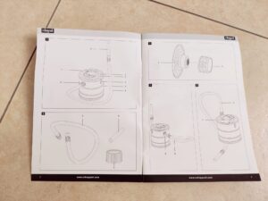 Scheppach GKS20 Aschesauger Bedienungsanleitung innen