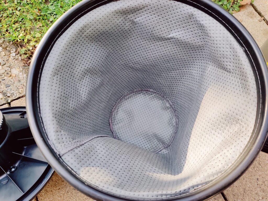 Sellnet SN2018 Aschesauger Vorfilter nach Nutzung