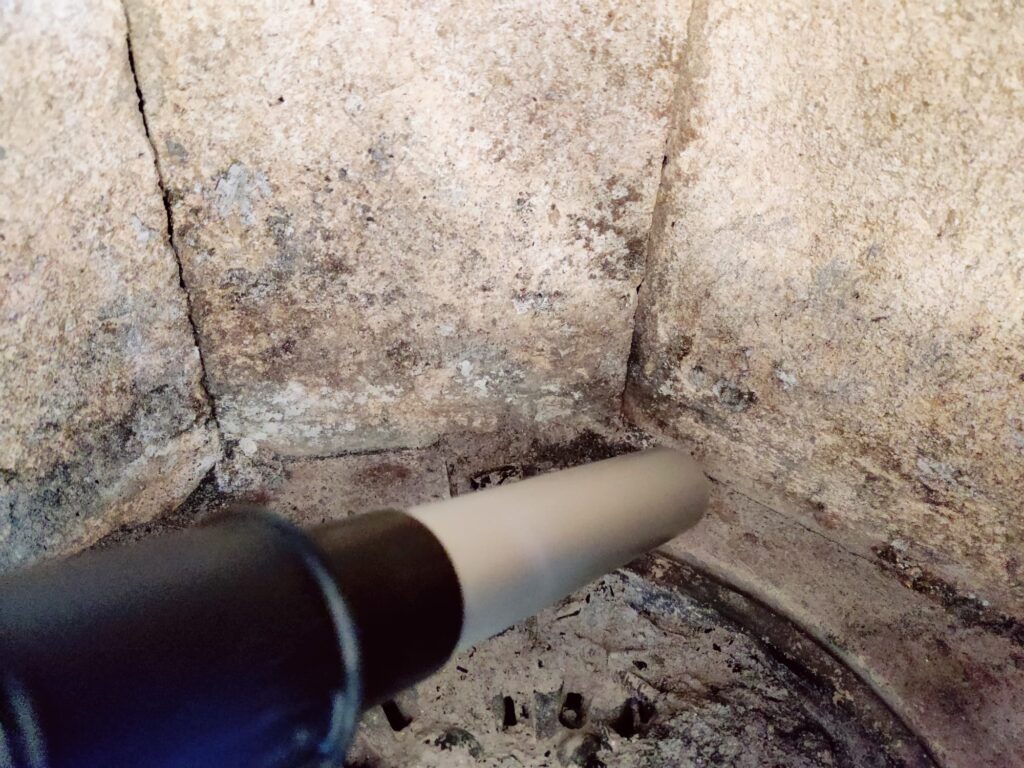 VANPORE BJ1811 Aschesauger Saugergebnis