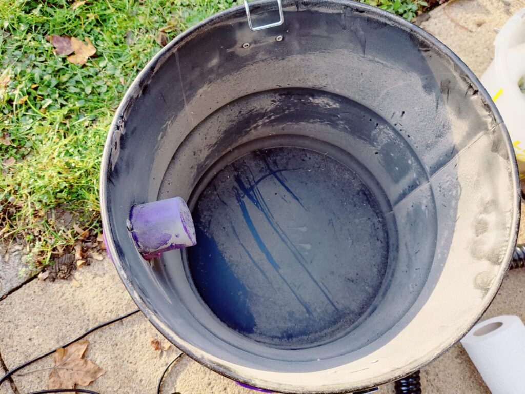 VANPORE BJ1811 Aschesauger Behälter entleert