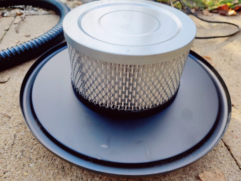 VANPORE BJ1811 Aschesauger HEPA-Filter nach Nutzung