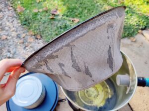 Cecotec Conga Ash 4000 Home Aschesauger Vorfilter nach Nutzung