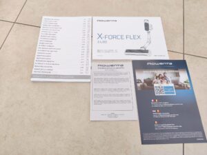 Rowenta RH9B36 X-Force Flex 14.80 Akku-Staubsauger Anleitungen