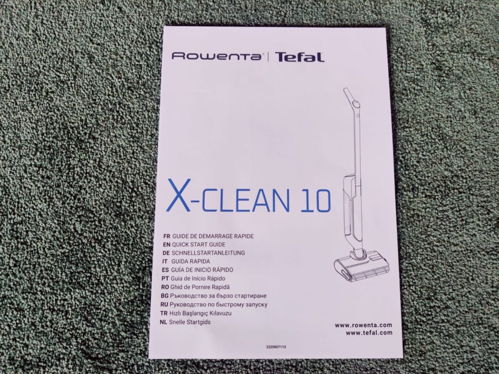 Rowenta X-Clean 10 GZ7540WO Nass-Trockensauger Schnellstartanleitung