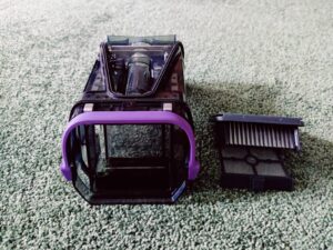 Rowenta X-Clean 10 GZ7540WO Nass-Trockensauger Filter ausgebaut