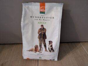 defu Hundefutter Adult Bio Geflügel Verpackung