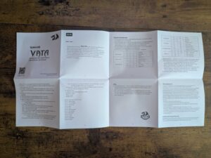 Anleitung der Redragon K580 VATA Gaming-Tastatur geöffnet