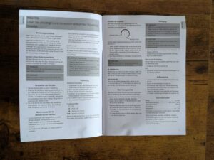 Anleitung des Clatronic HL3838 Heizlüfters geöffnet