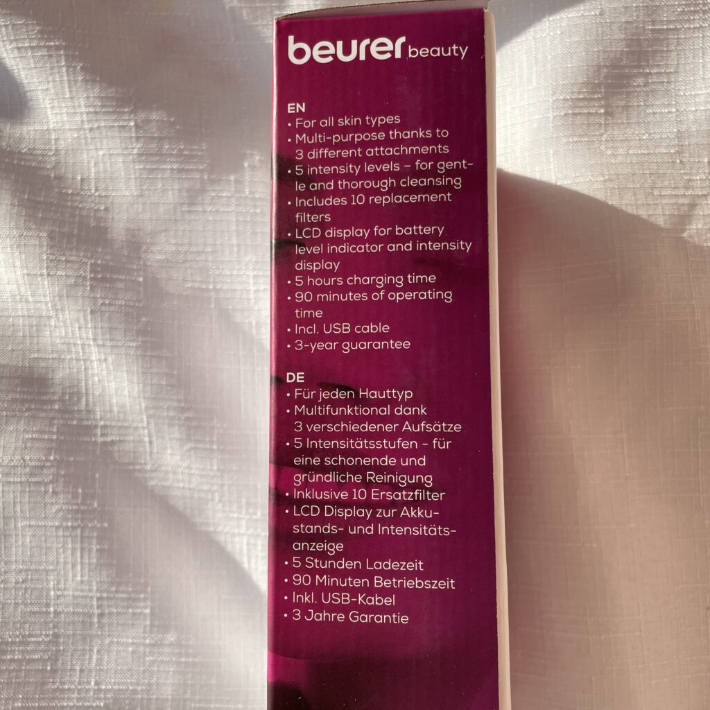 Beurer FC 41 Porenreiniger Karton