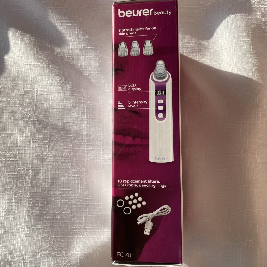 Beurer FC 41 Porenreiniger Karton seitlich