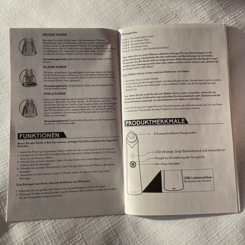 Essy Porenreiniger Porenreiniger Anleitung