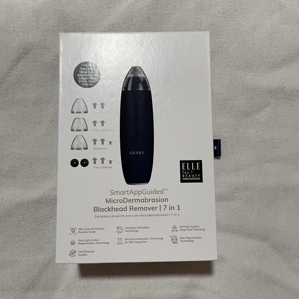 GESKE MicroDermabrasion Blackhead Remover 7-in-1 Porenreiniger Karton