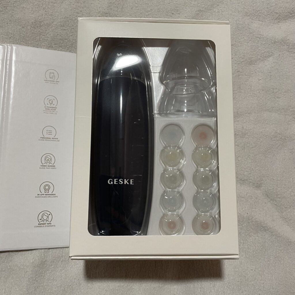 GESKE MicroDermabrasion Blackhead Remover 7-in-1 Porenreiniger Lieferumfang