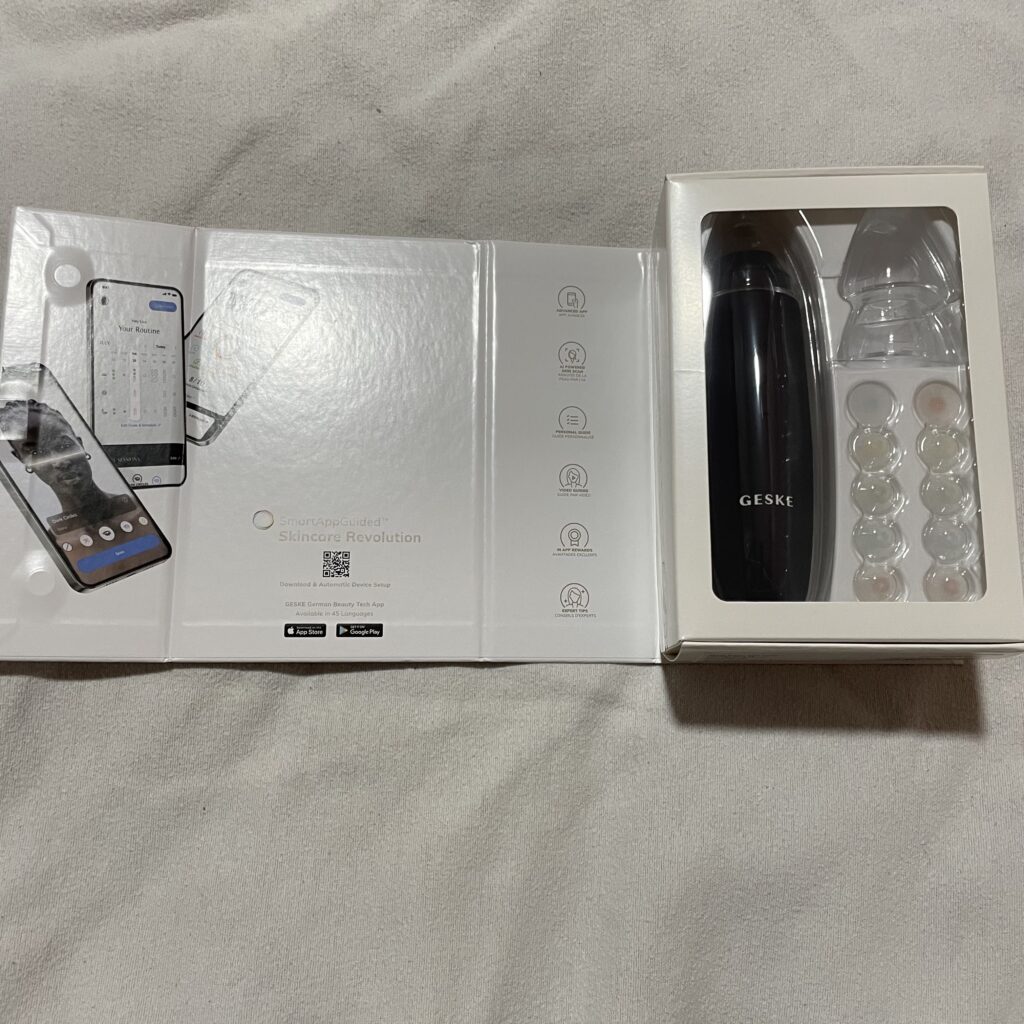 GESKE MicroDermabrasion Blackhead Remover 7-in-1 Porenreiniger Lieferung