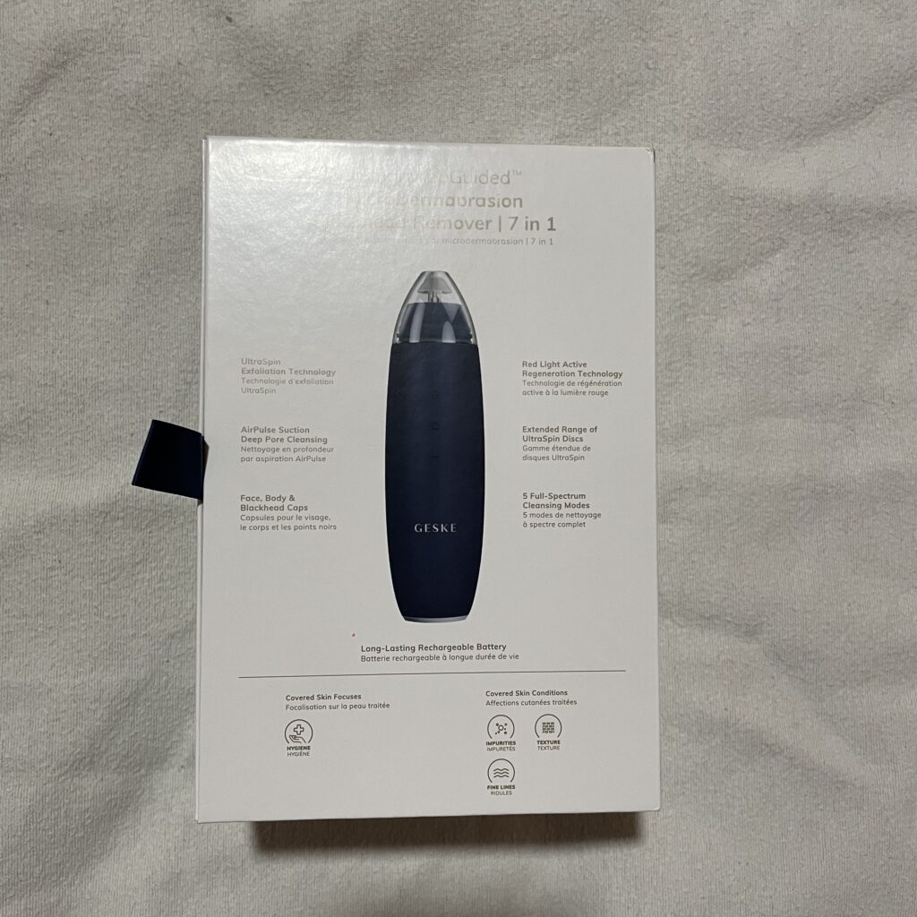GESKE MicroDermabrasion Blackhead Remover 7-in-1 Porenreiniger Verpackung