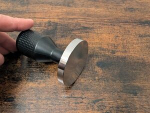 Kaffeestempel der Krups Precision XP801T Siebträgermaschine