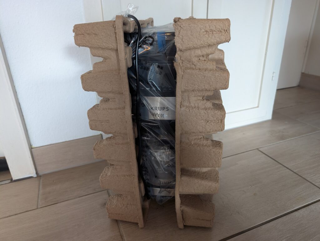 Krups KM8328 Grind Aroma Kaffeemaschine mit Mahlwerk auspacken