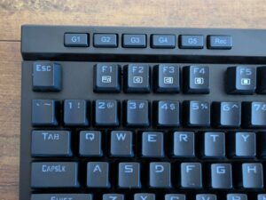 Makrotasten der Redragon K580 VATA Gaming-Tastatur