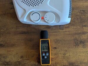 Minimale Lautstärke des Clatronic HL3838 Heizlüfters
