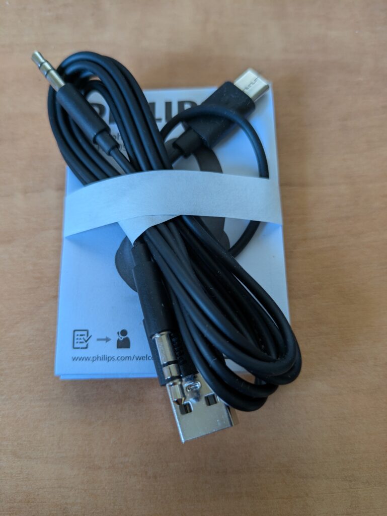 PHILIPS TAH6509BK00 Noise Cancelling Kopfhörer Kabel