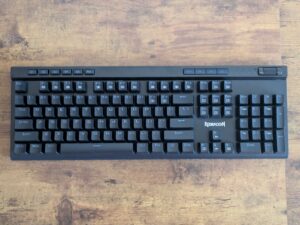 Redragon K580 VATA Gaming-Tastatur von oben