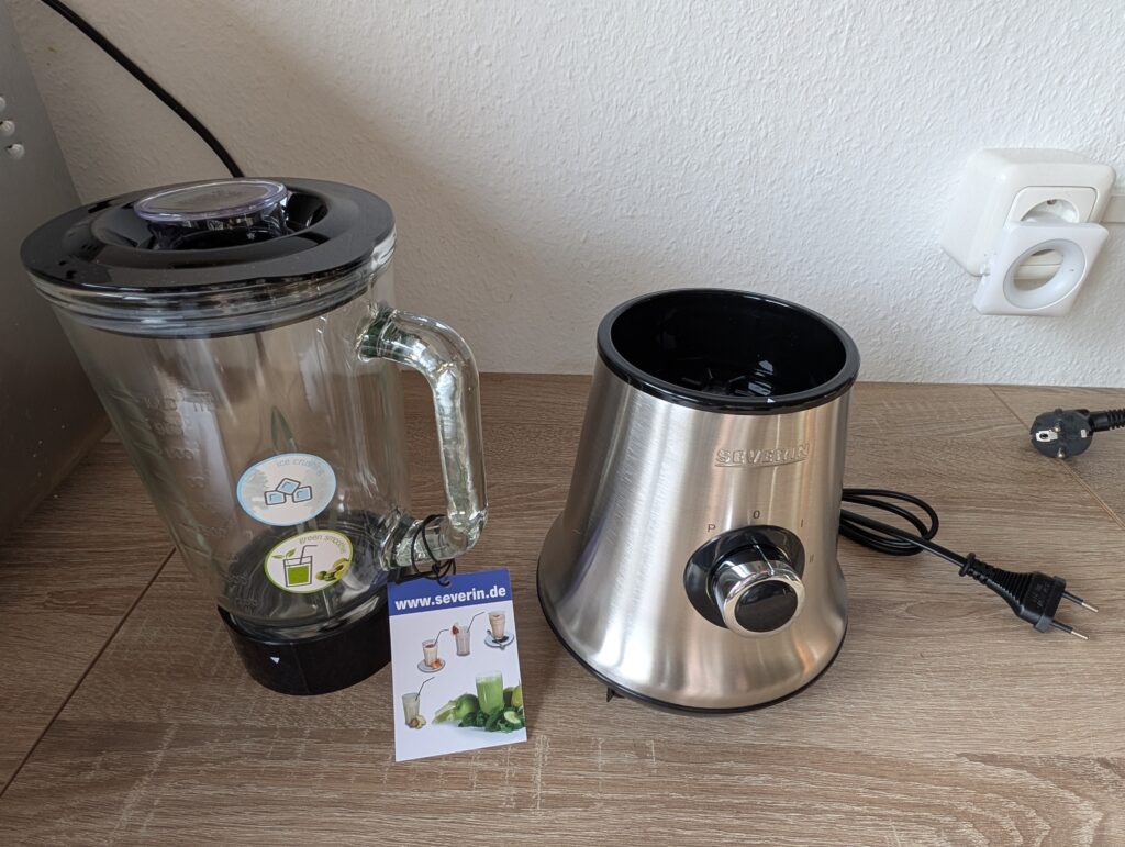 SEVERIN SM 3734 Standmixer Basis und Behälter