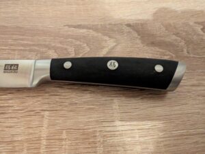 SHAN ZU Japanisches Kochmesser Ansicht Griff