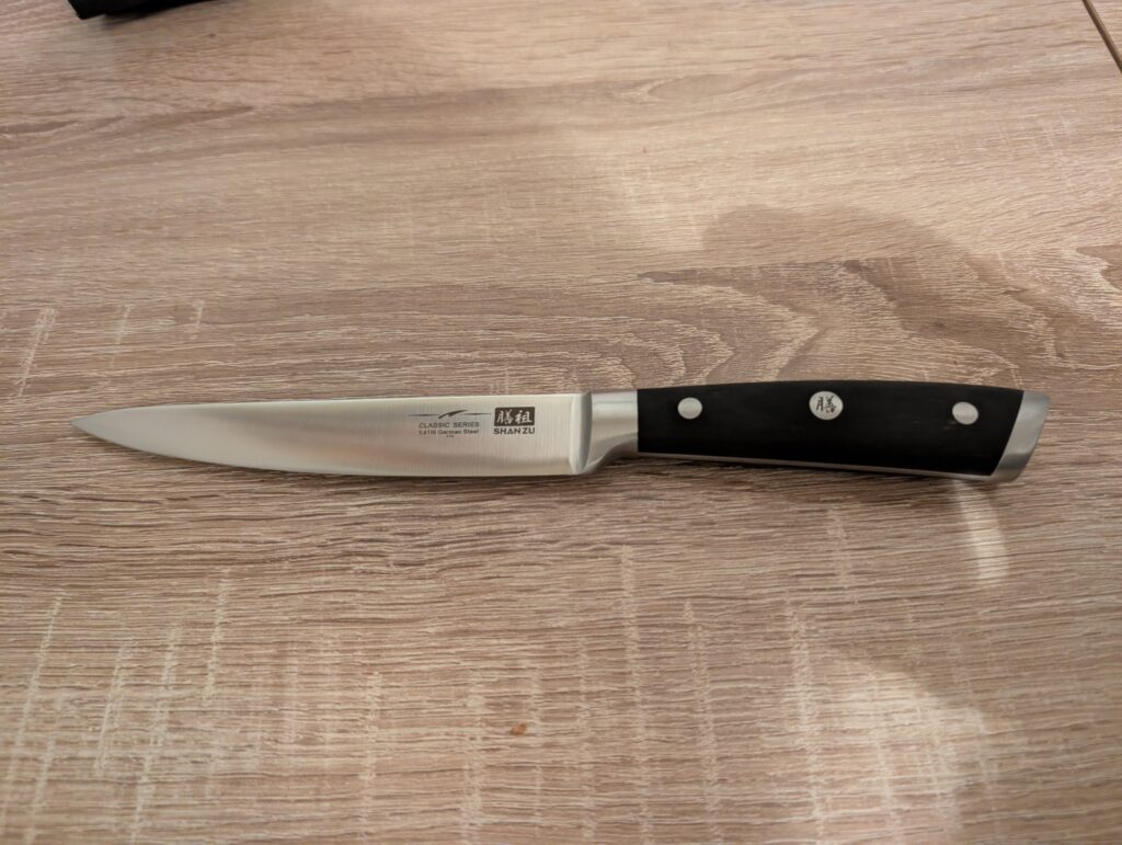 SHAN ZU Japanisches Kochmesser Ansicht komplett