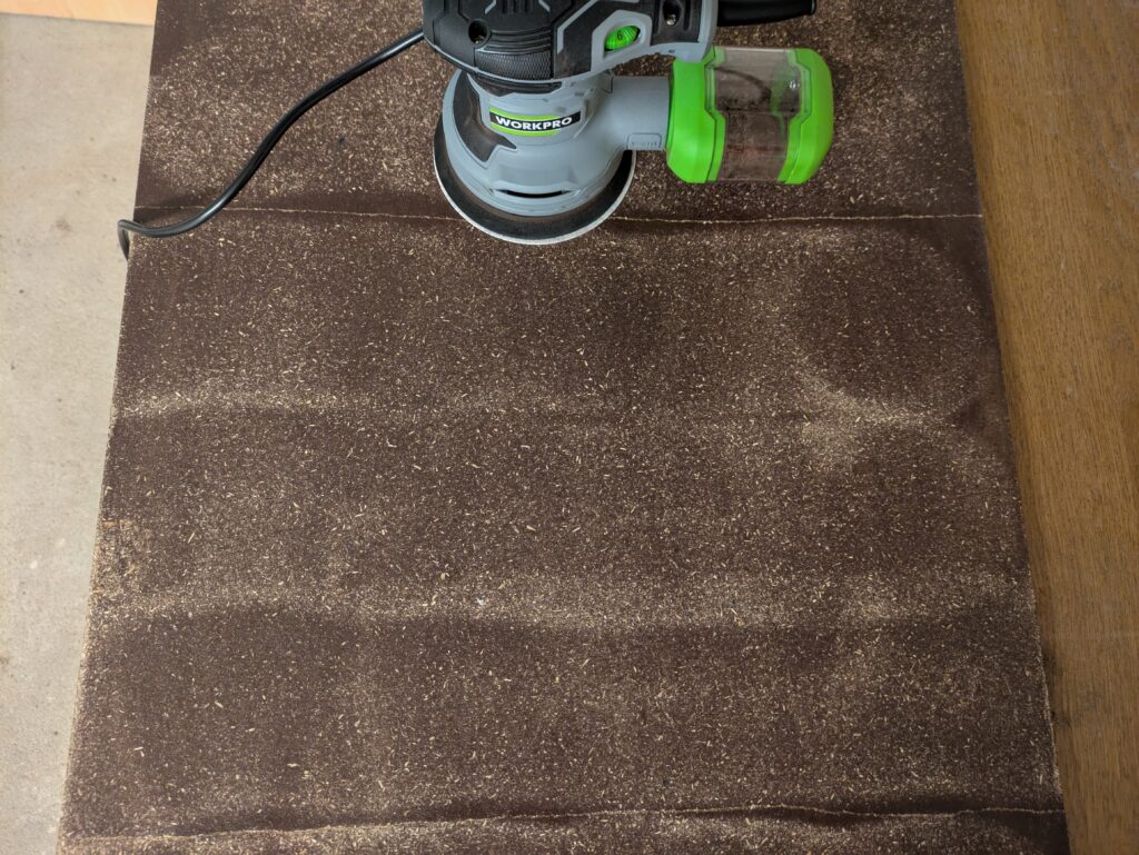 Schleifbild des WORKPRO W125262 Exzenterschleifers