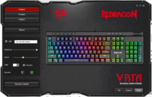 Software der Redragon K580 VATA Gaming-Tastatur (3)