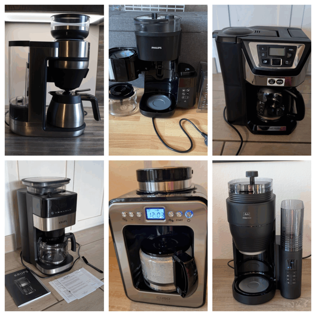 Test Kaffeemaschine mit Mahlwerk