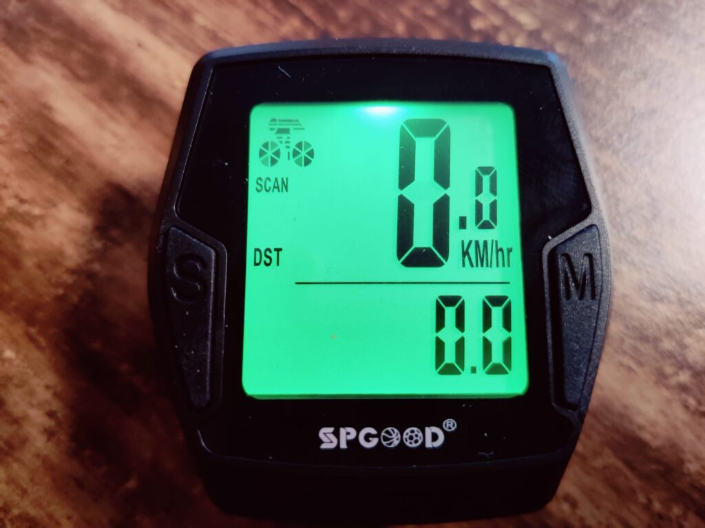 SPGOOD YS-858 Fahrradcomputer Geschwindigkeitsanzeige